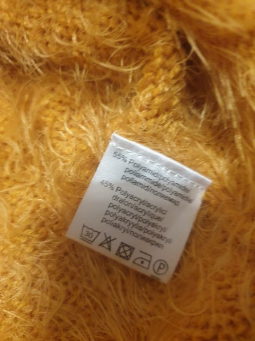 Sweter damski L sweterek puszysty miękki rozpinany
