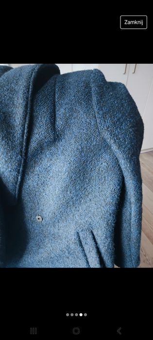 Płaszczyk h&m . Czarno -granatowy