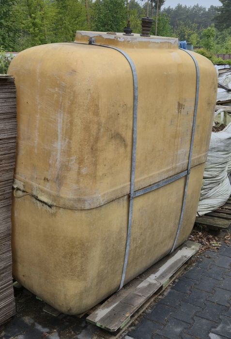 Zbiornik na olej opałowy 1500 - zbiornik mauser do pieca na olej opało