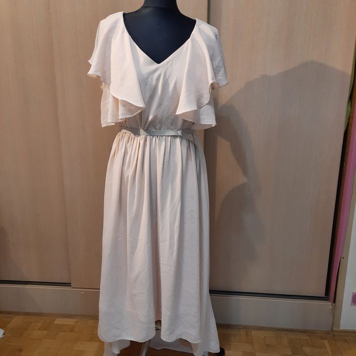 Sukienka pudrowy róż