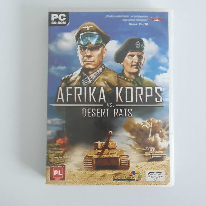 Gra PC Afrika Korps Desert Rats Stara gra komputerowa