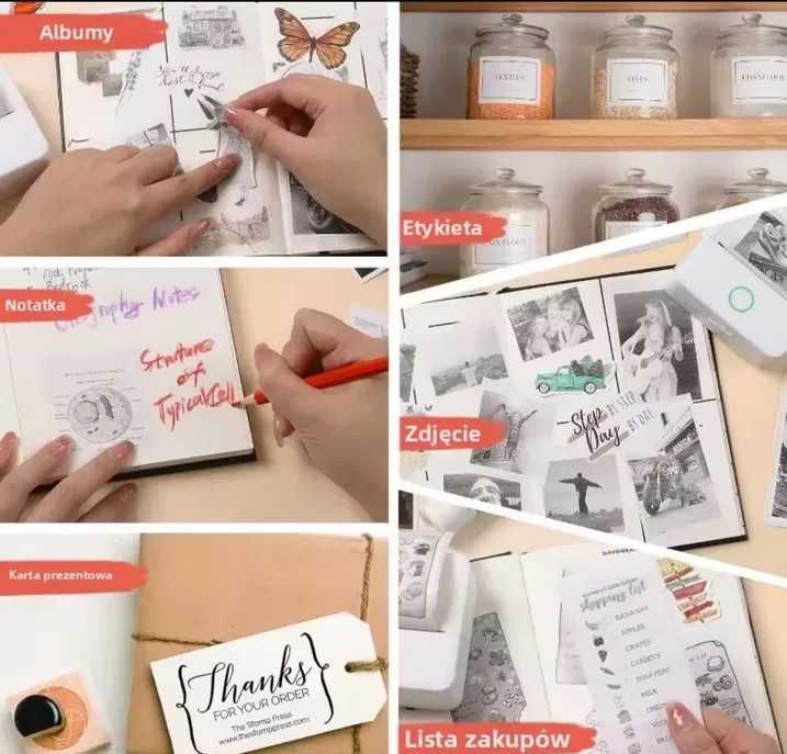 mini drukarka beztuszowa