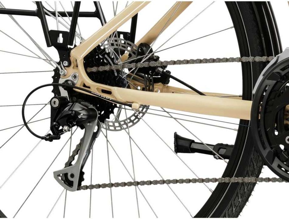 Kross Trans 8.0 Damski 17” 28” Kremowy
