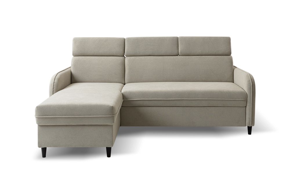 Narożnik BOHO 220x165 - funkcja spania, pojemnik, ruchome zagłówki