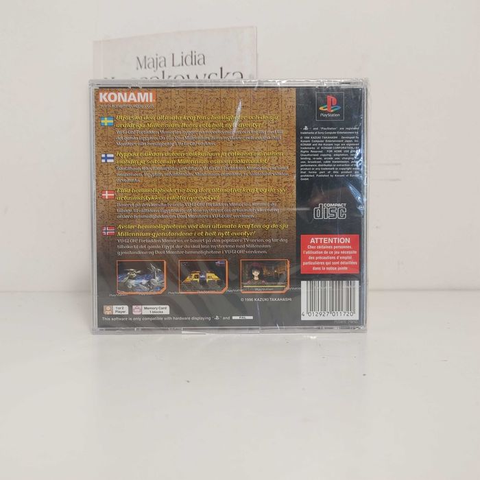 NOWA Oryginalnie zapieczętowana gra Yu-Gi-Oh! Forbidden Memories na konsole ps1 (psone)