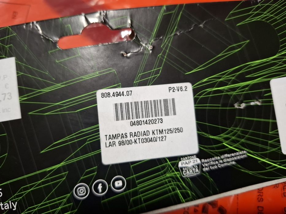 ktm 125 sx exc plásticos