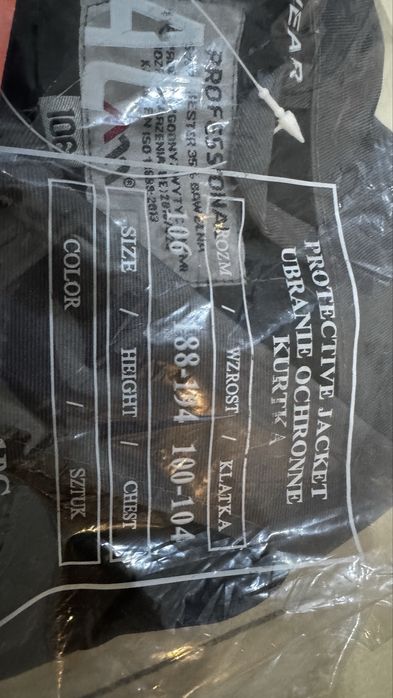 Odzież ochronna Professional komplet.