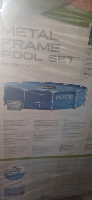 Piscina Redonda Intex 3m - Estrutura Metálica