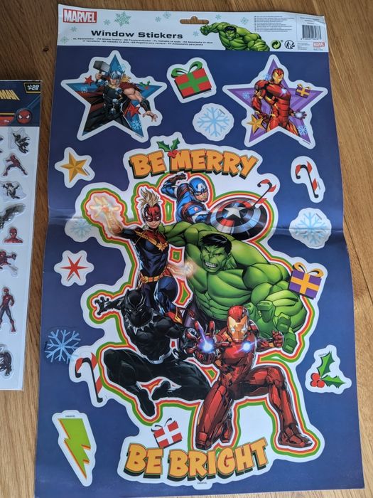 Naklejki MARVEL Spiderman i zestaw świąteczny