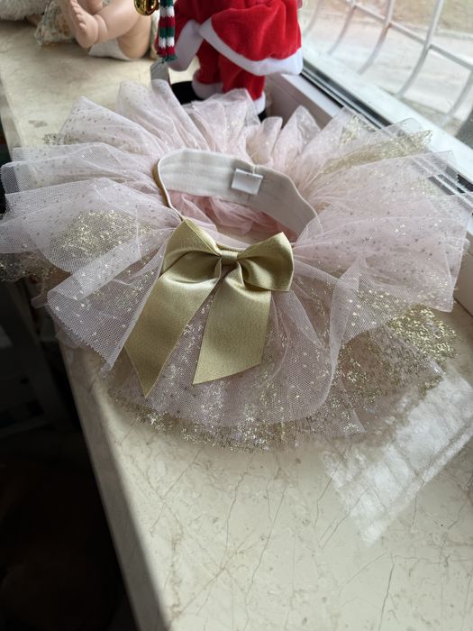 Пышная юбка из фатина на резинке