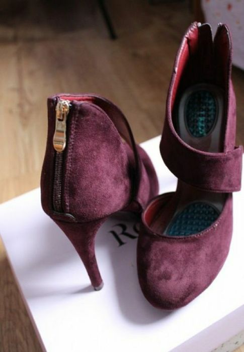 Bordowe szpilki vices renee 38 burgund