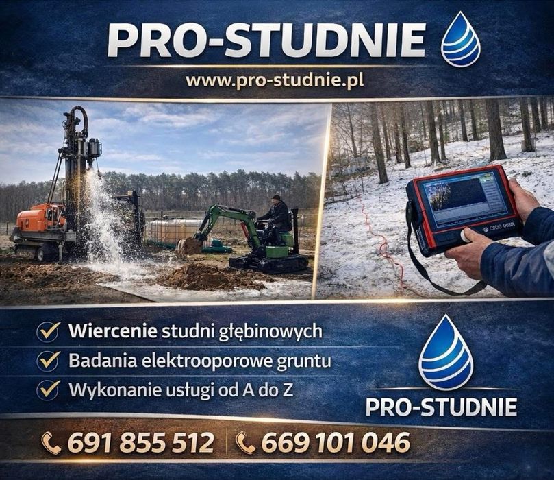 Wiercenie Studni Głębinowych - Studnie Głębinowe - Pro.Studnie.pl