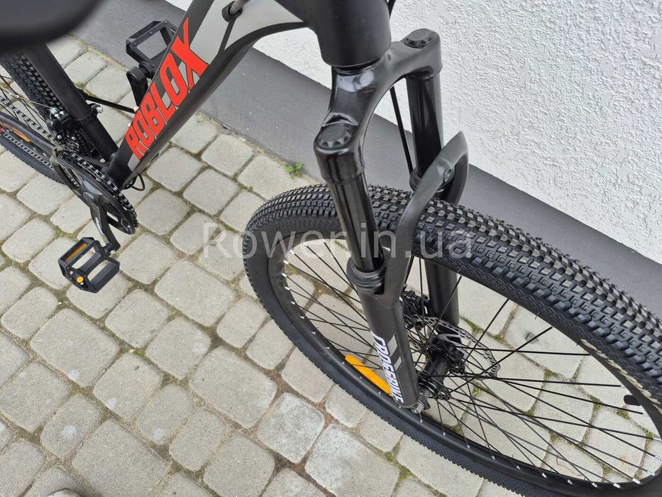 Велосипед алюмінієвий Crossbike 27.5" Roblox Рама 17" black-red