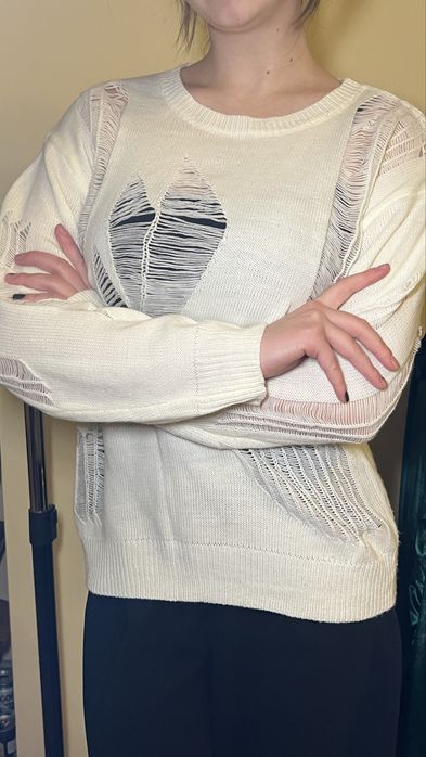 Кофта, светр, білий светр, біла кофтинка