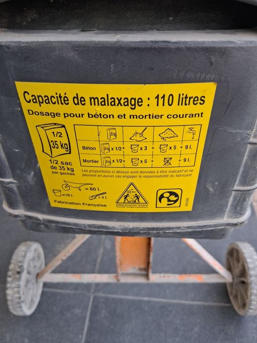 Batoneira eletrica 110 litros