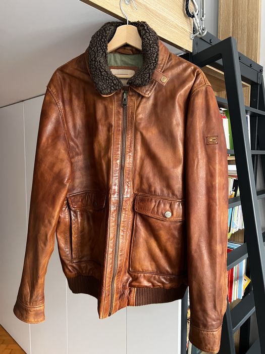 Kurtka skórzana męska Camel Active