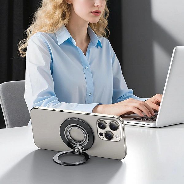 Tech-Protect Mmr600 Magnetic Magsafe Phone Ring Satin Black