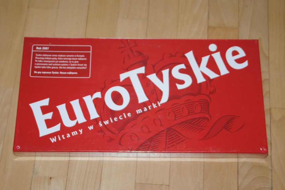 Kolekcjonerska gra planszowa EuroTyskie Euro Tyskie nowa Birofilistyka