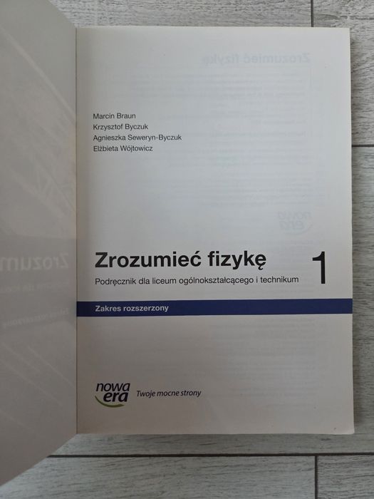 Zrozumieć fizyke 1 - podrecznik