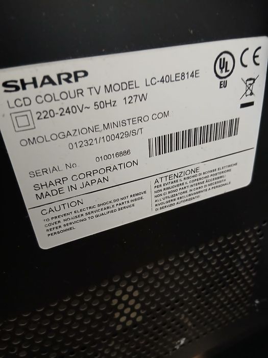 Telewizor LCD 40 cali sharp sprawny