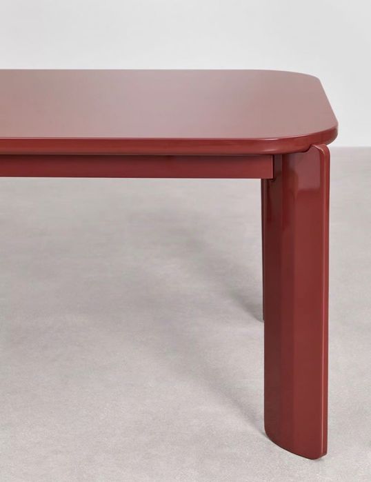 mesa sklum ginebra bordô 200x100