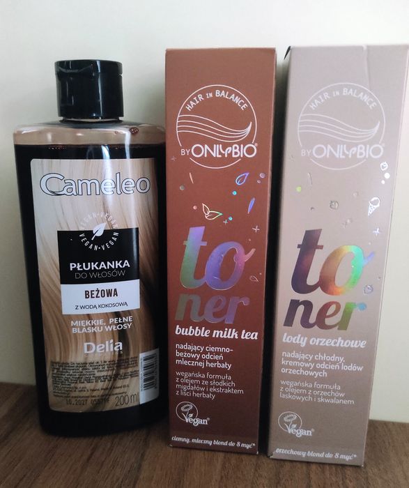 Tonery Onlybio & płukanka Delia