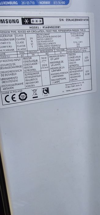 Холодильник самсунг side by side