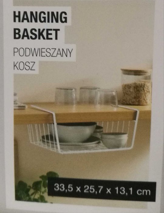 Nowy komplet 2 podwieszanych koszyków