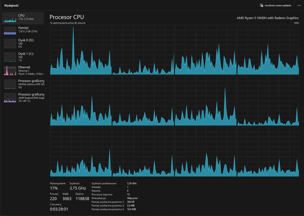 HP Victus 16 Ryzen 5-5600H/32GB/1TB RTX3050, 144Hz