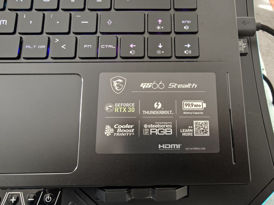 Msi Stealth GS66 i7 rtx 3080 16gb