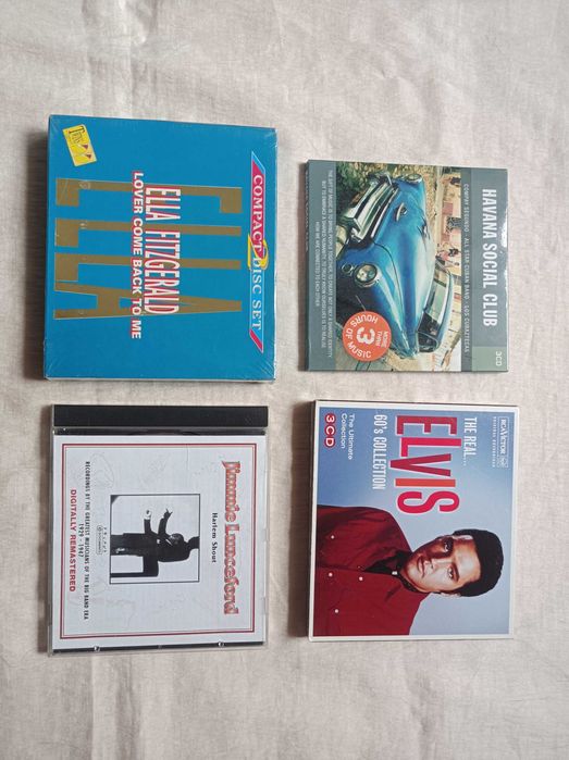 CDs, 22 unidades (alguns duplos e triplos), rock, jazz, colectanias