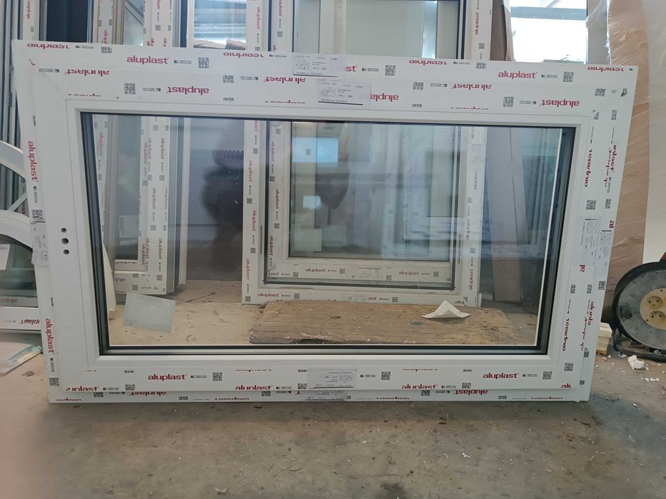 Okno pcv Aluplast 1190x725mm białe