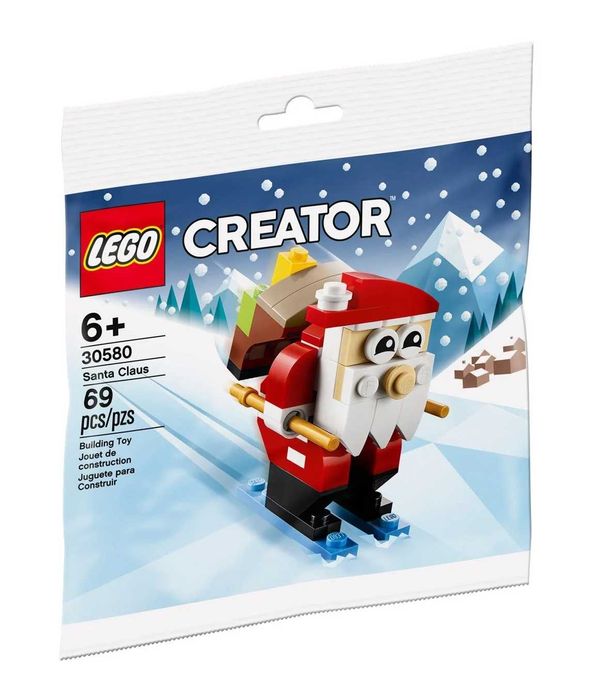 LEGO® Creator - Santa Claus Polybag 30580 Pai Natal em Ski