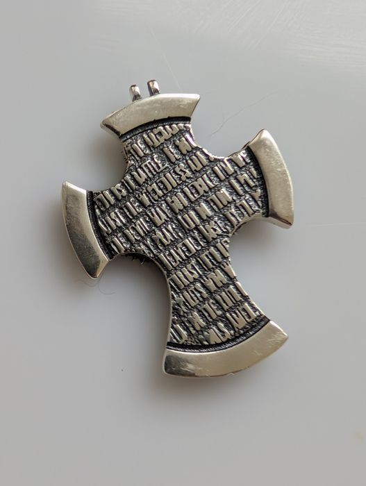 Срібний кулон ладанка серебряная архангел срібло серебро крестик  925