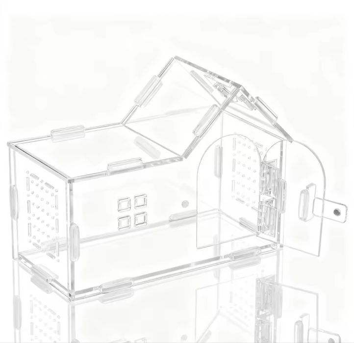 Terrarium domek prasznik gekon izopody terrarium bioaktywne