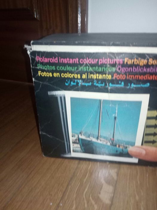 Máquina Polaróide vintage