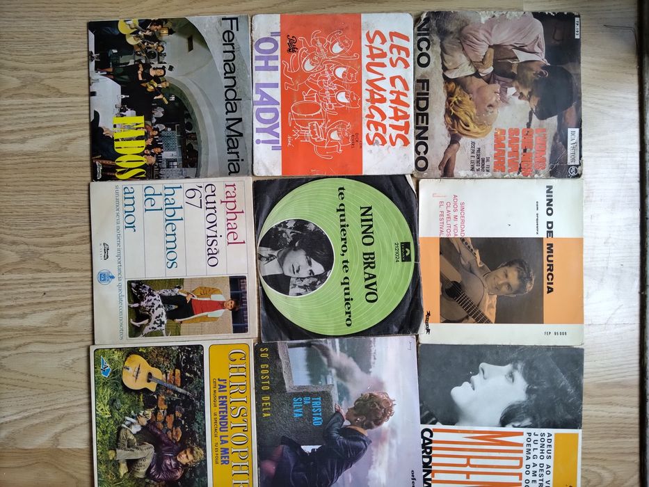 58 Discos vinil antigos por 50€