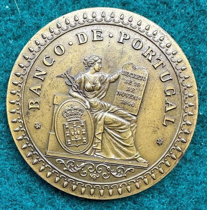Medalha banco de Portugal 1946