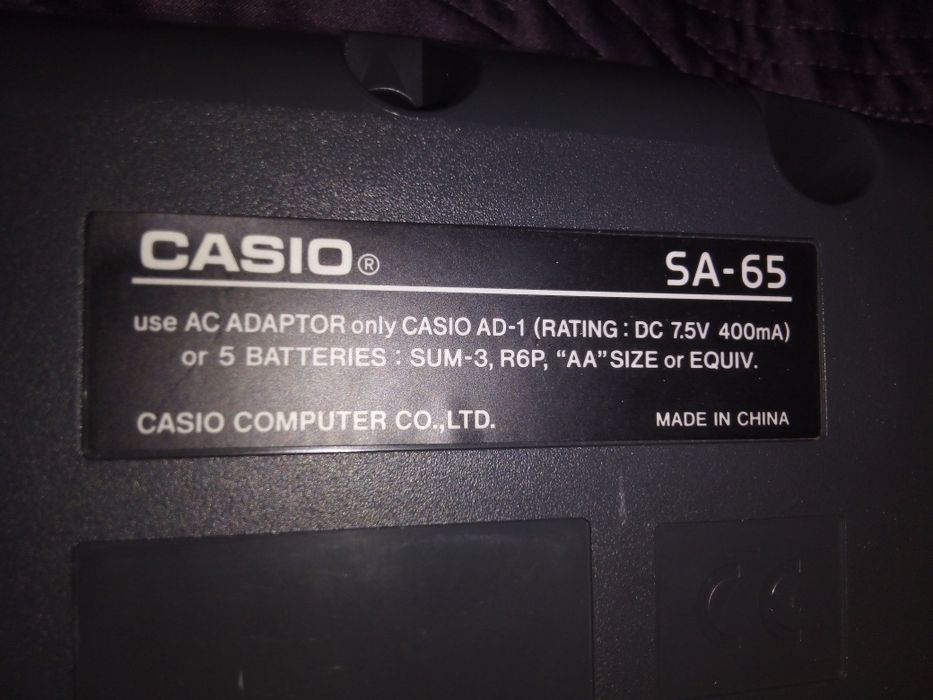 Keyboard Casio SA-65