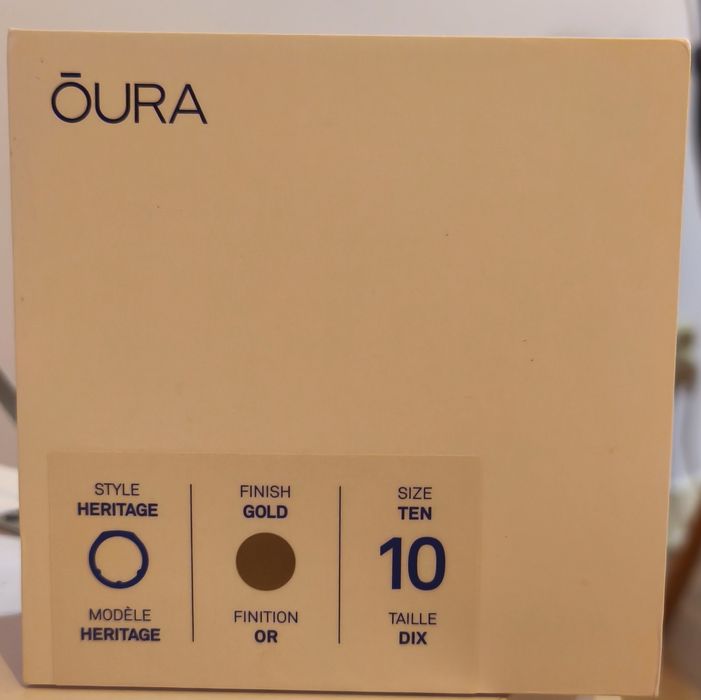 Oura Ring Gen 3 Dourado