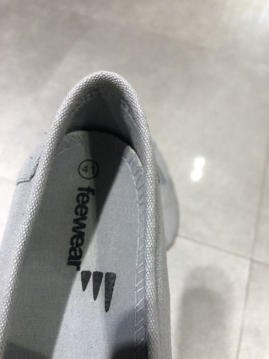 Buty z materiału, męskie unisex 41, szare, jak nowe, okazja. GRATIS.