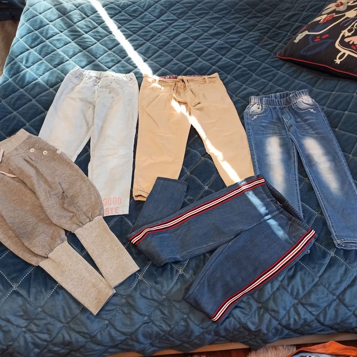 Spodnie dziewczęce 134