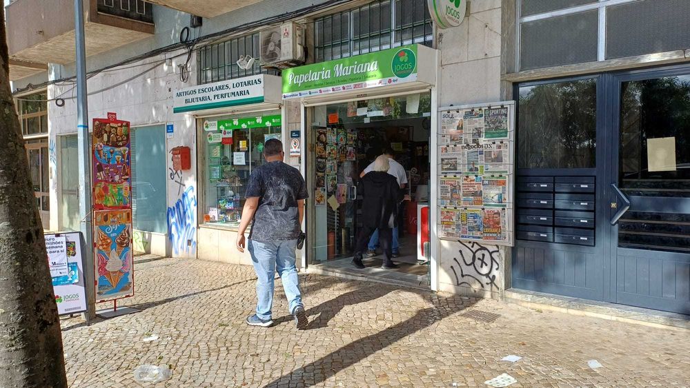 Venda Papelaria & Tabacaria de referência em Almada com Jogos Santa Casa