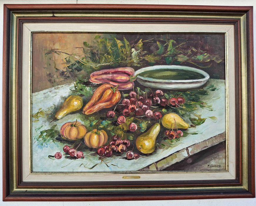 Quadro pintado a óleo