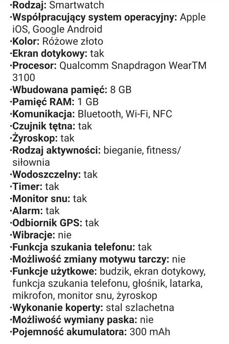 Michael Kors MKT5086 Różowo Złoto