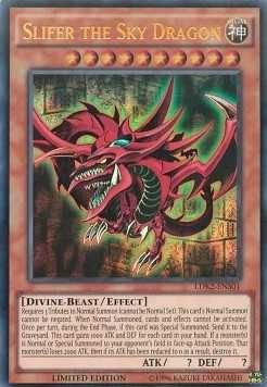 Karta YUGIOH Slifer the Sky Dragon HOLO Egyptian God