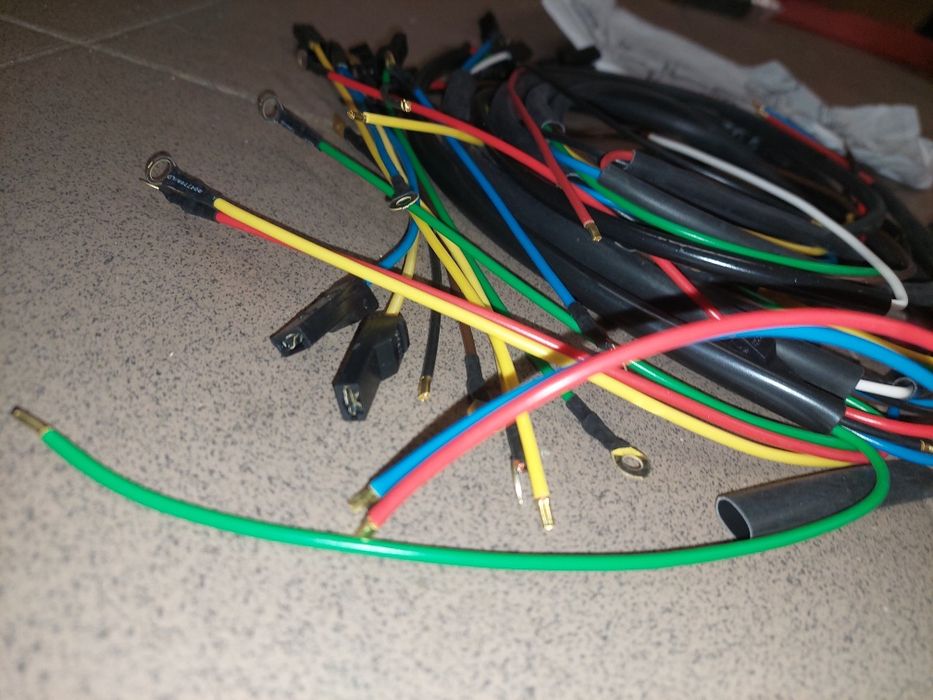 Nowy Polski zestaw naprawczy junak m10 instalacja lampa tyl