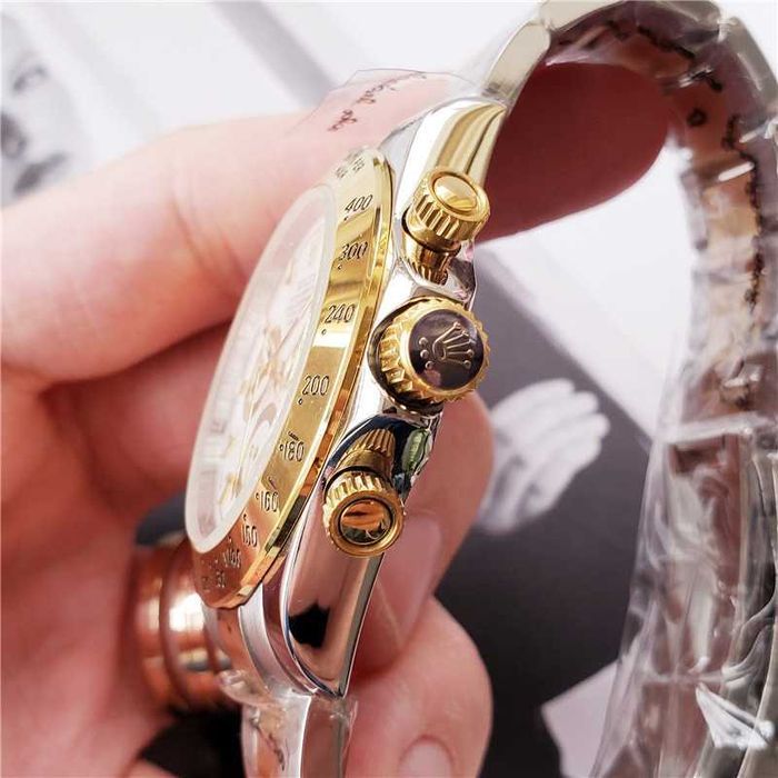 Годинник Rolex Daytona siver gold