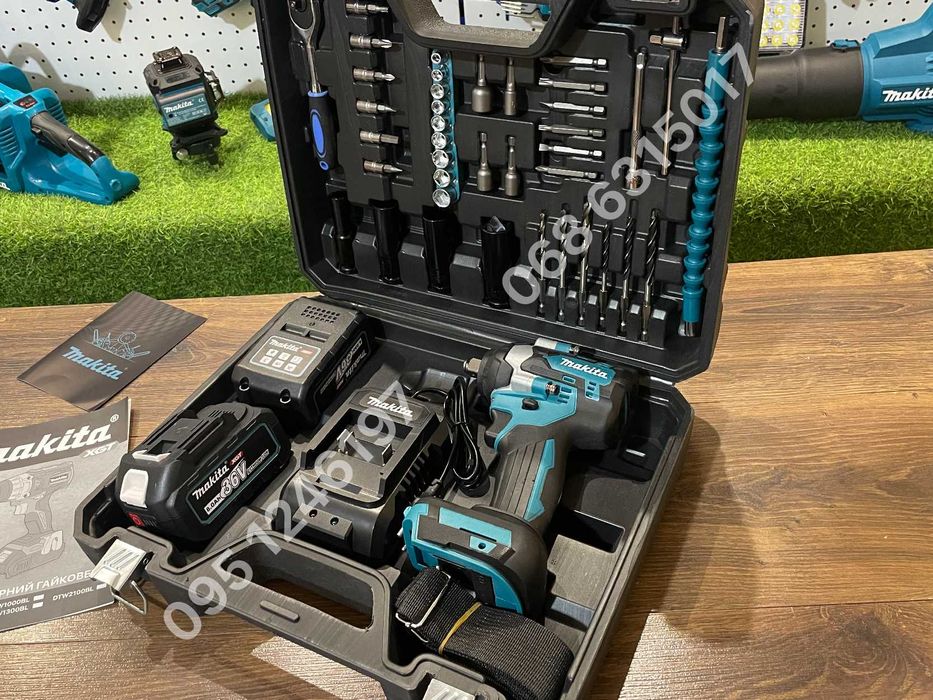 Гайковерт акумуляторный безщеточный Makita DTW500BL 36V 8A винтоверт