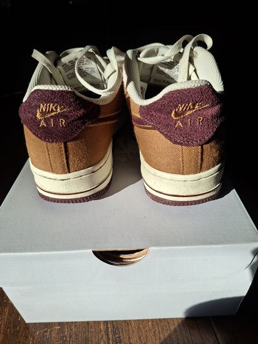 Nike Air Force 1 '07 LV8  jasnobrązowe sneakers(light british tan) z